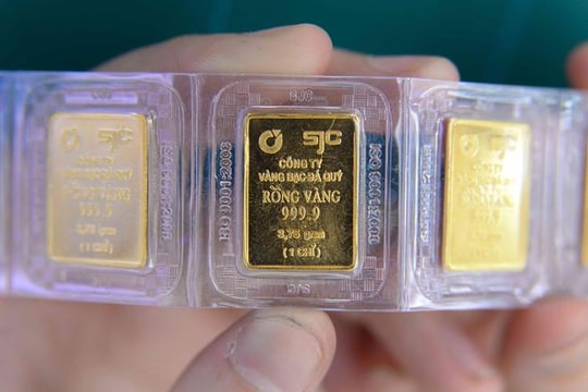Ngày 9/3: Giá vàng mở đầu tuần lao dốc, SJC giảm 2,5 triệu đồng/lượng