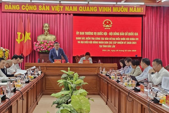 Giám sát công tác chuẩn bị bầu cử tại Đắk Lắk
