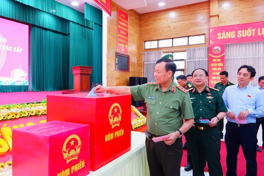 Tiểu ban Bảo đảm an ninh, trật tự và an toàn xã hội kiểm tra công tác phục vụ bầu cử tại Đồng Nai