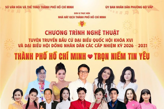 Chuỗi chương trình nghệ thuật tuyên truyền bầu cử "TP. Hồ Chí Minh - Trọn niềm tin yêu"