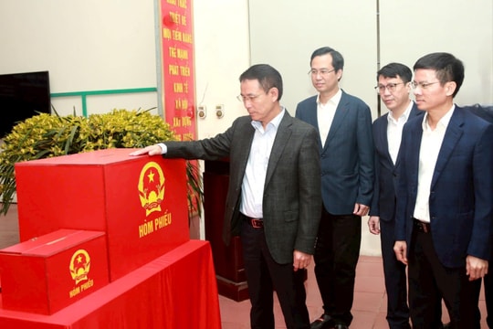 Người đứng đầu phải chịu trách nhiệm toàn diện về công tác lãnh đạo, chỉ đạo bầu cử