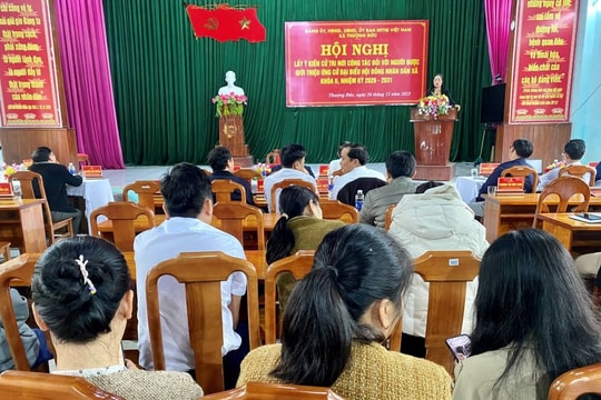Cuộc họp Ban lãnh đạo cơ quan, tổ chức, đơn vị để dự kiến người giới thiệu ứng cử đại biểu Quốc hội, ứng cử đại biểu Hội đồng nhân dân được thực hiện như thế nào?