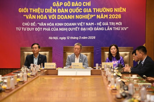 Sắp công bố Bộ giá trị Văn hóa kinh doanh Việt Nam trong kỷ nguyên mới