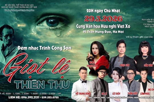 “Giọt lệ thiên thu” tưởng nhớ nhạc sĩ Trịnh Công Sơn