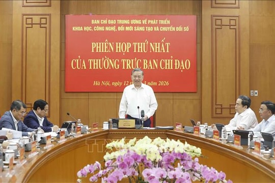 Phiên họp thứ nhất Thường trực Ban chỉ đạo thực hiện Nghị quyết 57