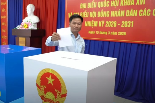 TP. Hồ Chí Minh: Diễn tập công tác bầu cử đại ĐBQH khóa XVI và HĐND các cấp tại xã Châu Đức
