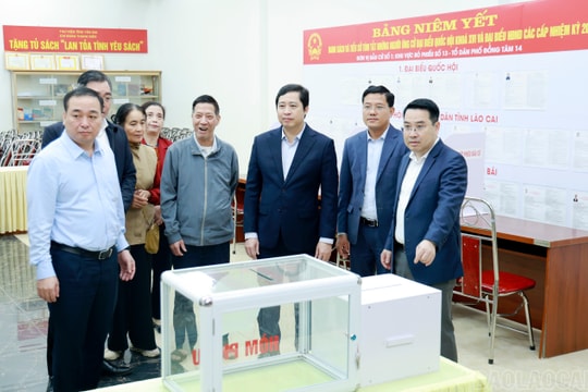 Bảo đảm quyền lợi để mỗi cử tri tự tay bỏ lá phiếu của mình