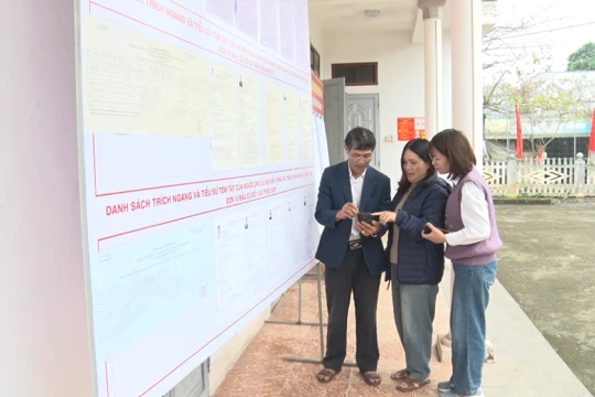 Thanh Hóa: Ứng dụng công nghệ số tạo thuận lợi trong công tác chuẩn bị bầu cử