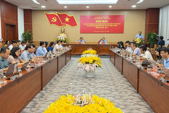 Cà Mau: Họp báo về công tác chuẩn bị và triển khai tổ chức bầu cử đại biểu Quốc hội và đại biểu HĐND