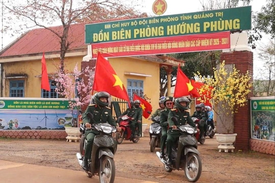 Vùng biên giới Quảng Trị rực cờ hoa trước ngày hội toàn dân