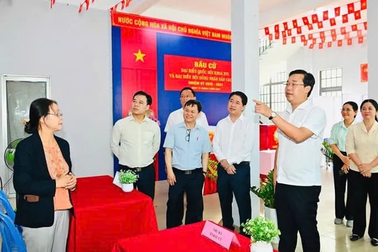 TP. Hồ Chí Minh: Kiểm tra công tác chuẩn bị bầu cử tại xã Xuân Thới Sơn, Hóc Môn, Đông Thạnh