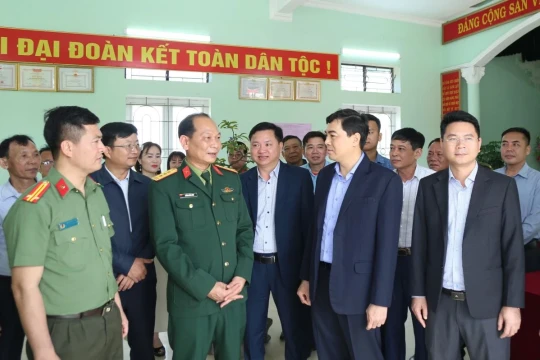 Thanh Hóa: Chủ tịch UBND tỉnh Nguyễn Hoài Anh kiểm tra công tác chuẩn bị bầu cử