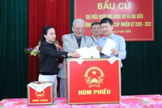 Lào Cai và TP. Huế đạt tỷ lệ 100% cử tri đi bầu cử