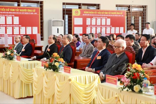 Lãnh đạo tỉnh Bắc Ninh dự khai mạc, bỏ phiếu bầu cử tại các phường, xã trên địa bàn