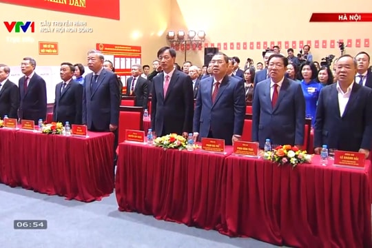 Lễ chào cờ khai mạc bầu cử Đại biểu Quốc hội khóa XVI và Đại biểu HĐND các cấp nhiệm kỳ 2026 – 2031