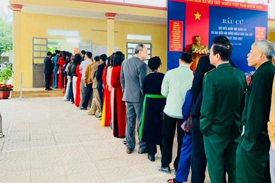 Lào Cai dẫn đầu cả nước với tỷ lệ 99,8% cử tri tham gia bầu cử