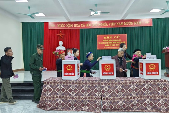 Thái Nguyên: Tỷ lệ người tham gia bầu cử đang tiệm cận con số tuyệt đối