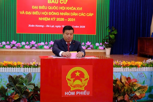 Lâm Đồng công bố kết quả bầu cử đại biểu HĐND tỉnh nhiệm kỳ 2026 - 2031