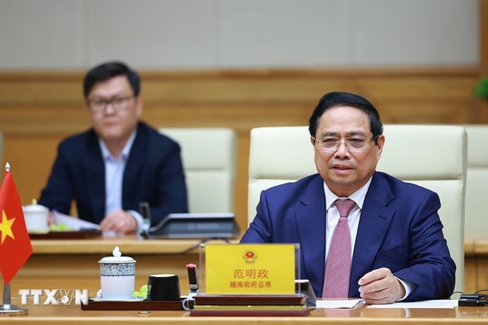 Thủ tướng Phạm Minh Chính tiếp các Bộ trưởng Trung Quốc nhân dịp Đối thoại chiến lược 3+3