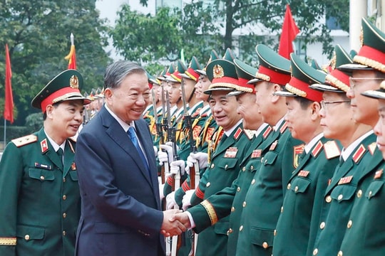 Tổng Bí thư Tô Lâm: Học viện Kỹ thuật quân sự phát huy mạnh mẽ tinh thần “Đoàn kết, bản lĩnh; đổi mới, sáng tạo; trí tuệ, phát triển”