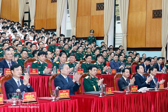 Party chief pushes Military Technical Academy toward global-standard research excellence