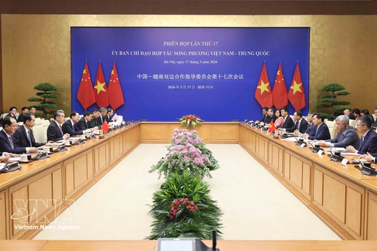 Vietnam, China hold 17th meeting of steering committee for bilateral cooperation