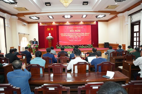Công bố kết quả bầu cử, danh sách 53 đại biểu HĐND thành phố Huế khóa IX