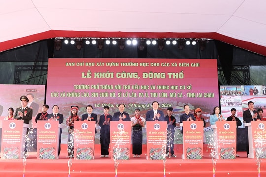 Thêm 6 trường liên cấp được khởi công tại các xã biên giới Lai Châu