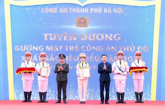 Tuyên dương 10 Gương mặt trẻ Công an Thủ đô xuất sắc tiêu biểu năm 2025