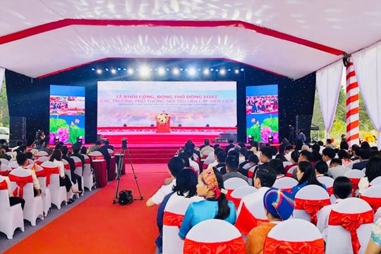 Nghệ An khởi công 11 trường phổ thông nội trú liên cấp vùng biên giới