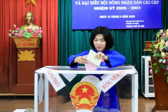 Công bố kết quả bầu cử đại biểu HĐND TP. Hà Nội khóa XVII