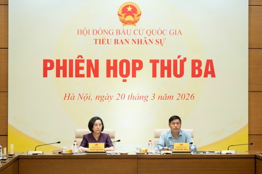 Phiên họp thứ Ba của Tiểu ban Nhân sự Hội đồng Bầu cử quốc gia
