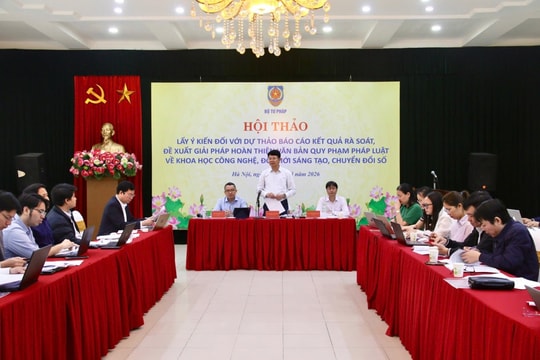 Gỡ các rào cản pháp lý về khoa học công nghệ, đổi mới sáng tạo