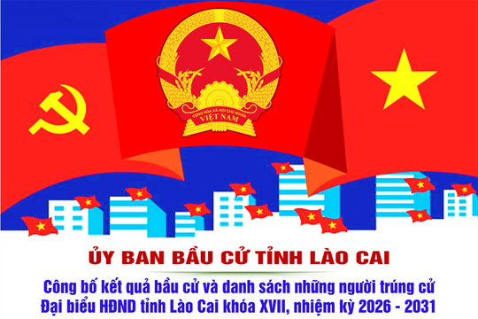 Lào Cai công bố danh sách người trúng cử đại biểu HĐND tỉnh