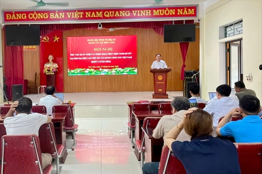 Tổ chức đợt 2 học tập, quán triệt Nghị quyết Đại hội XIV của Đảng