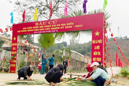 Xã Nghĩa Đô sáng tạo trong tuyên truyền bầu cử