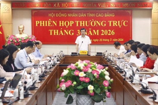 Cao Bằng: Tổ chức phiên họp Thường trực HĐND tỉnh tháng 3