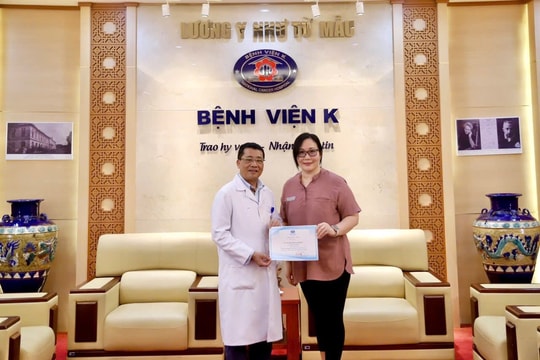 Bệnh viện K đào tạo kỹ thuật mổ tuyến giáp cho bác sĩ nước ngoài