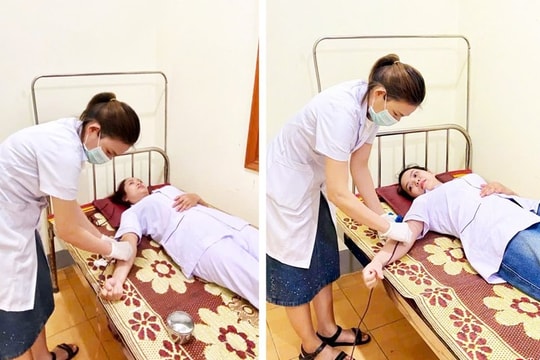 2 nhân viên y tế hiến máu kịp thời cứu sản phụ bị băng huyết