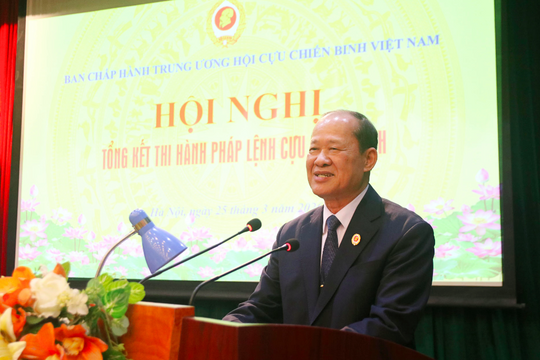 Hoàn thiện chính sách đối với cựu chiến binh, tạo nền tảng phát triển trong giai đoạn mới