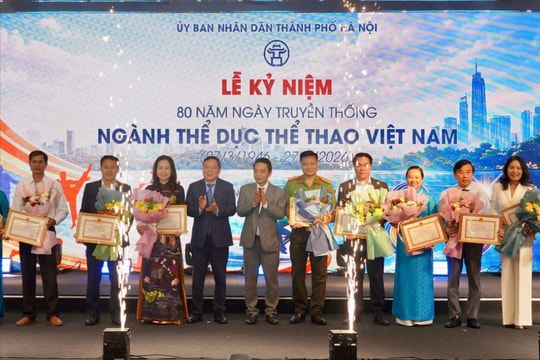 Hà Nội kỷ niệm 80 năm Ngày truyền thống ngành Thể dục thể thao