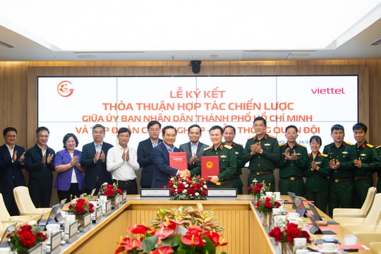 TP. Hồ Chí Minh ký thỏa thuận hợp tác chiến lược toàn diện với Tập đoàn Viettel
