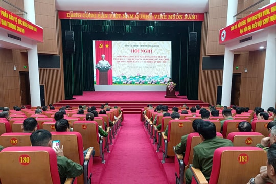 Phường Lào Cai triển khai phương án bảo đảm an ninh trật tự phục vụ bầu cử
