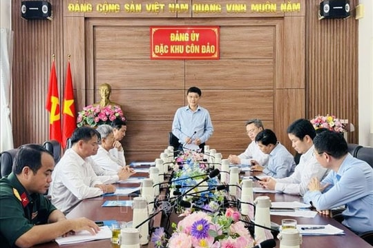 Phó Chủ tịch Quốc hội Vũ Hồng Thanh thăm, làm việc tại đặc khu Côn Đảo, TP. Hồ Chí Minh