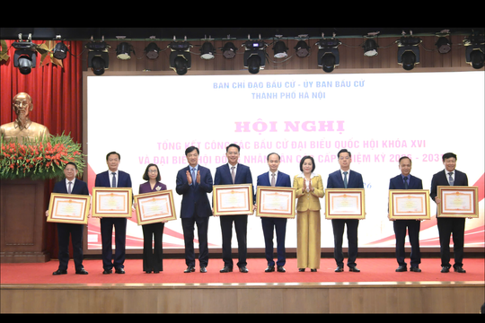 Hà Nội tổng kết công tác bầu cử đại biểu Quốc hội khóa XVI và đại biểu HĐND các cấp nhiệm kỳ 2026-2031