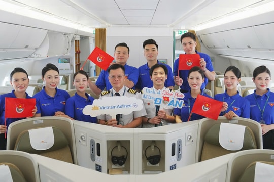 Vietnam Airlines thắp sáng tinh thần nhiệt huyết trên “Chuyến bay Thanh niên” 2026