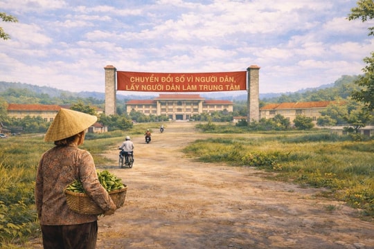 Tấm băng rôn trước cửa và câu hỏi trong lòng dân