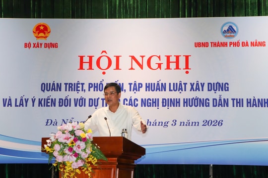 Bộ Xây dựng lấy ý kiến về nghị định hướng dẫn Luật Xây dựng 2025