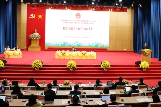Khai mạc Kỳ họp thứ Nhất, HĐND tỉnh Lào Cai Khóa XVII