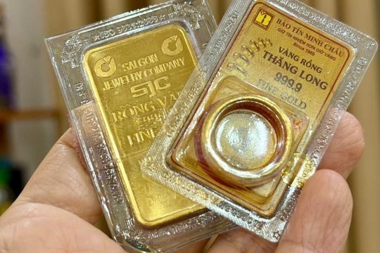 Ngày 27/3: SJC và vàng nhẫn tiếp tục giảm mạnh theo giá thế giới
